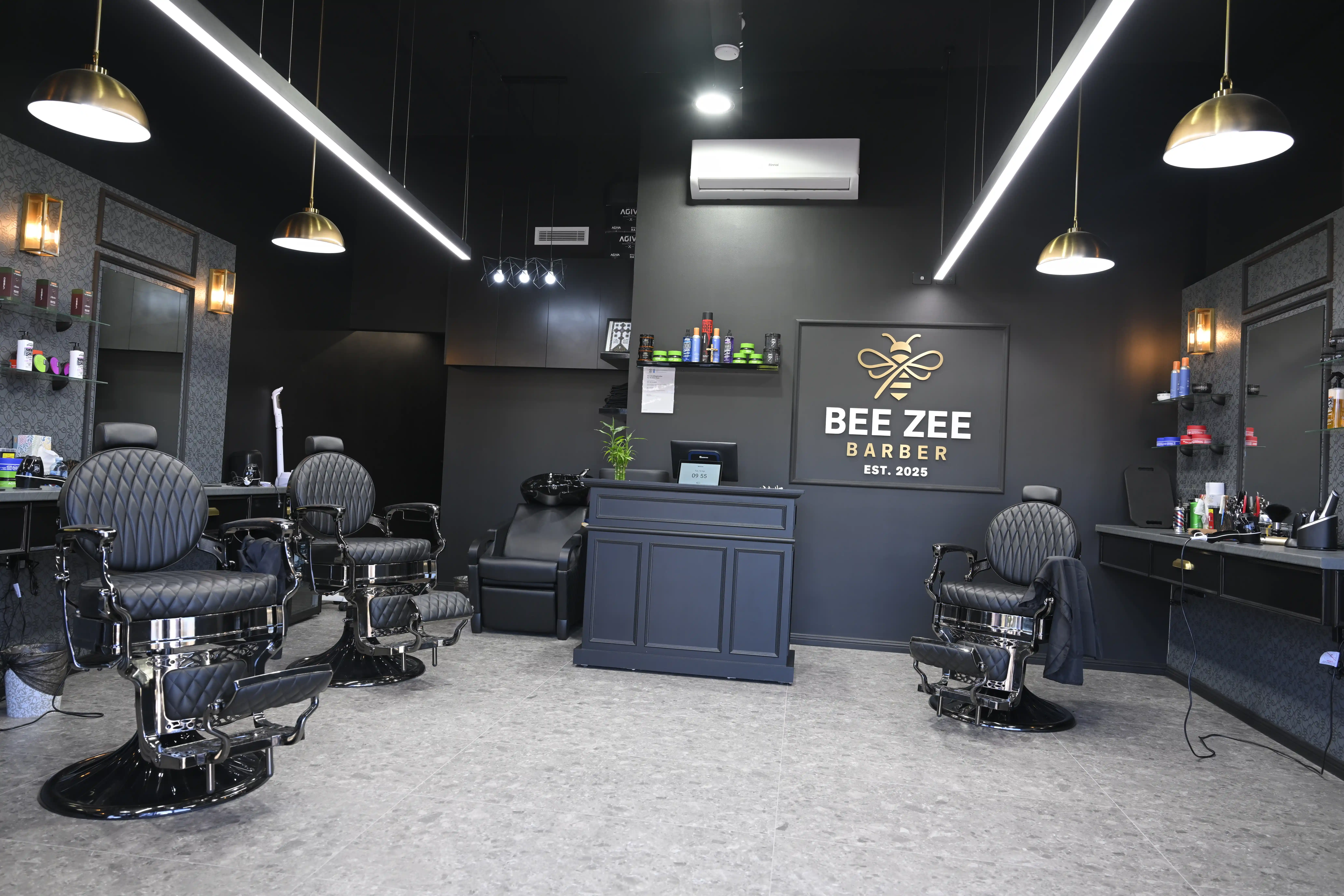 Bee Zee Barber Shop Interior